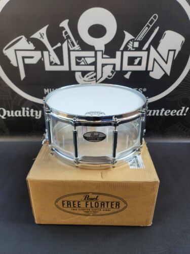 PEARL CRYSTAL BEAT 14X6.5 FREE FLOATING SNARE DRUM