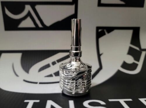 Alto Horn double cup Hand Engraved mouthpiece-#2 (19 mm)