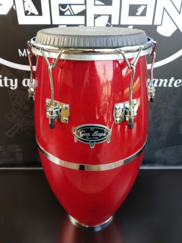 Gon Bops Roberto Quintero Red Sparkle Set Conga 11.50" & Tumba 12.25"
