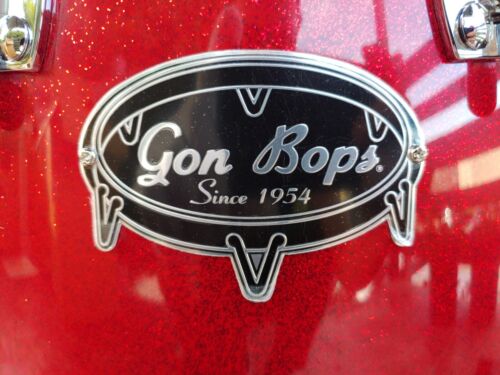 Gon Bops Roberto Quintero Red Sparkle Set Conga 11.50" & Tumba 12.25"