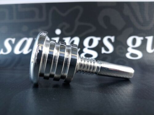 Culture Trombone Single cup Hand Engraved mouthpiece - #22 ( 23mm Cup diameter)
