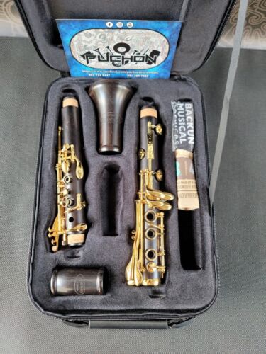 Backun Protege Bb Grenadilla Clarinet Gold Plated Keys - Professional