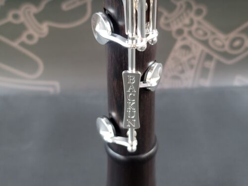 Backun Protege Bb Grenadilla Wood Clarinet Silver Plated Keys