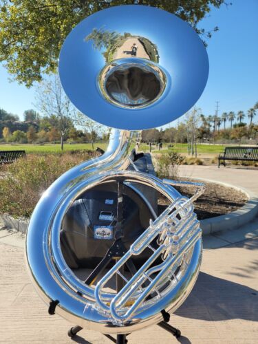 Eastman EPH495 Silver Bb Sousaphone - Professional