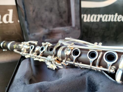 Buffet Crampon E12F Clarinet Grenadilla Blackwood  Siver Keys Eb Clarinet