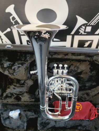 John Packer 272 Silver Alto Horn- Professional (Bell made in one piece)