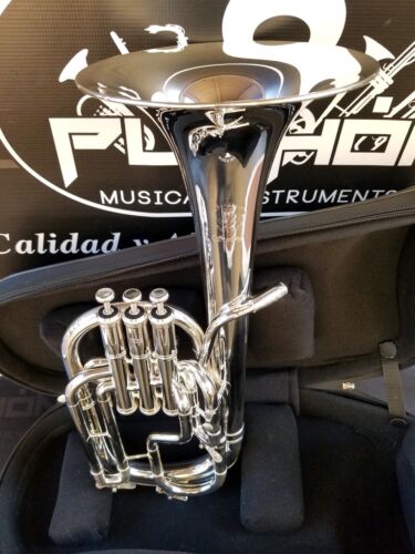 John Packer 372 by Sterling Silver Plated Eb Alto Horn- Professional