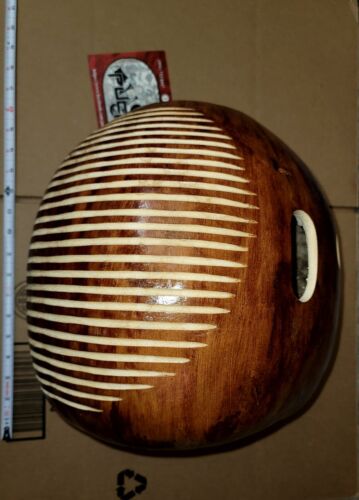 Guiro de Guaje grande y ancho para banda Sinaloense- 100% Artesanal