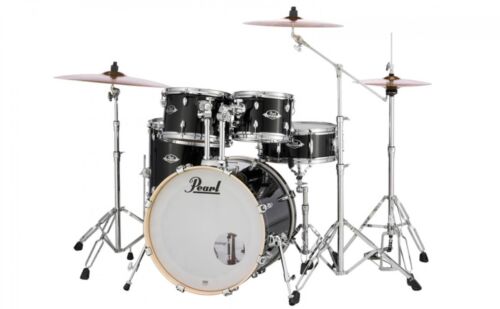 Pearl EXX Export  5-Piece Drum Set With Hardware  - Jet Black