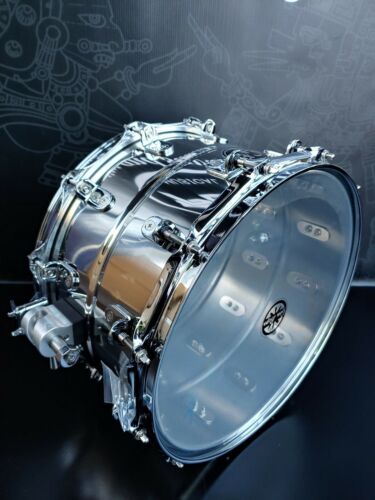 Gon Bops Banda Snare Drum 8.5" × 14" Stainless Steel - 12 Lugs (Tarola)