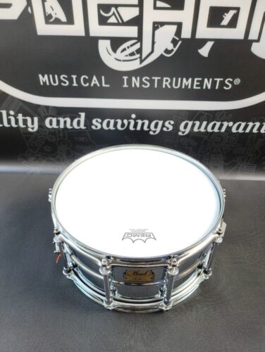 Pearl Ian Paice Signature Steel Snare Drum  14" x 6.5"