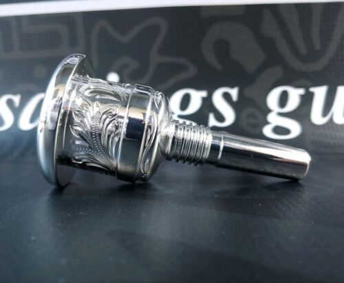 Culture Hand Engraved Tuba single cup Mouthpiece