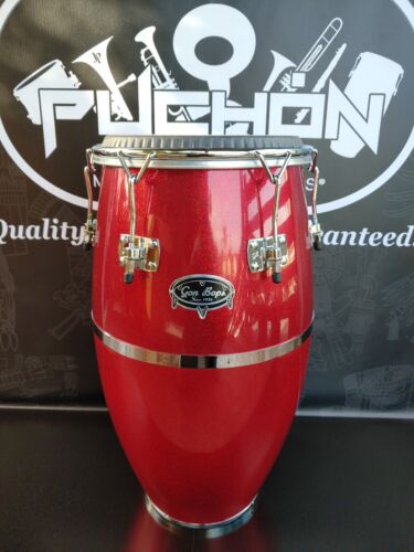 Gon Bops Roberto Quintero Red Sparkle Set Conga 11.50" & Tumba 12.25"