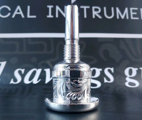 Culture Hand Engraved Tuba single cup Mouthpiece