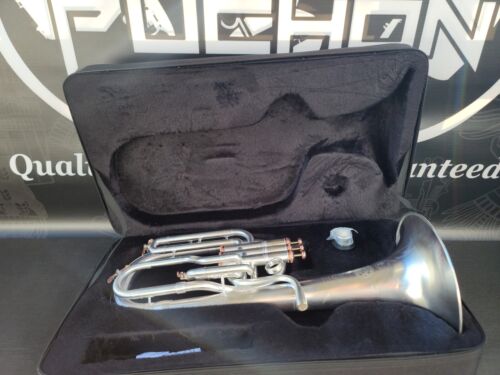 John Packer Solario 421 Satin Silver & Rose Eb Alto Horn-Pro (8.75" Bell)