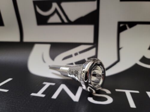 Alto Horn double cup Hand Engraved mouthpiece-#3 (18.5mm)