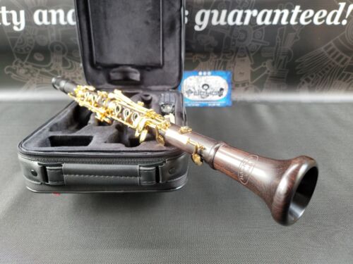 Backun Protege Bb Grenadilla Clarinet Gold Plated Keys - Professional