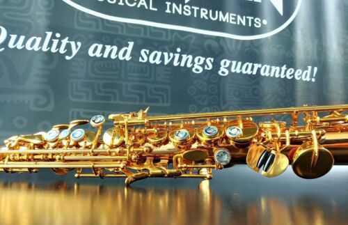 John Packer 243 Gold Lacquer Bb Soprano Sax - Professional