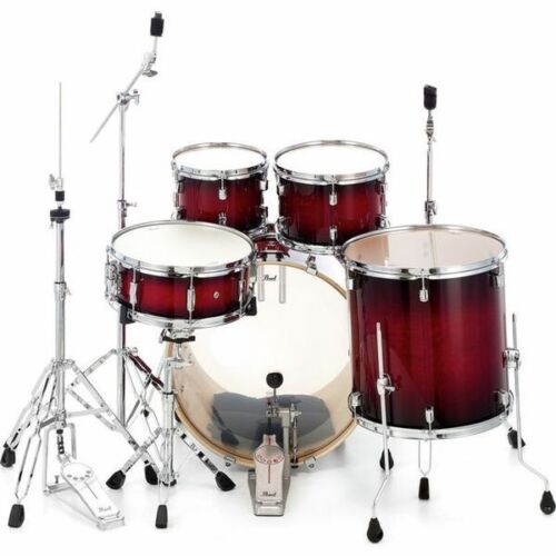 Pearl Decade Maple 5-Piece Shell Pack Gloss Deep Red Burst 20" Kick Drum