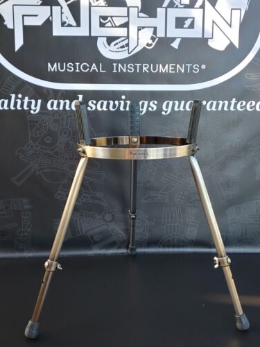 Master Series 2  Pieces set Single Conga Stand for Congas - Brushed Chrome