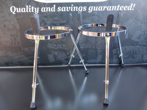 Master Series 2  Pieces set Single Conga Stand for Congas - Chrome