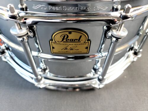 Pearl Ian Paice Signature Steel Snare Drum  14" x 6.5"