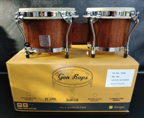 Gon Bops Bongos Mariano Chrome Series 7" & 8.5"