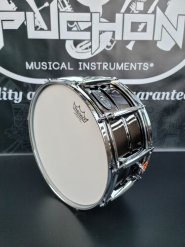 PEARL 14X5 SENSITONE HERITAGE BLACK NICKEL BRASS SNARE DRUM