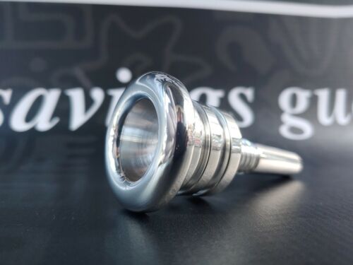Culture Trombone Single cup Hand Engraved mouthpiece - #22 ( 23mm Cup diameter)