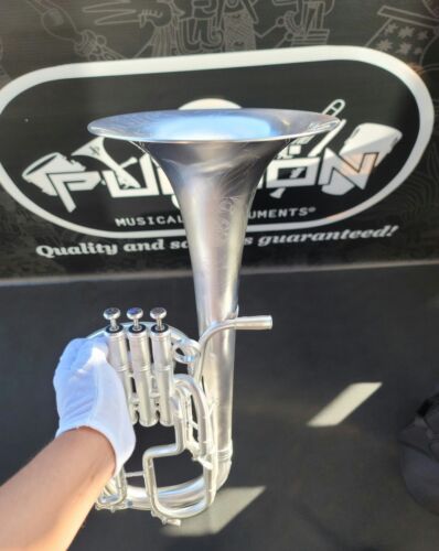 John Packer Solario 421 Satin Silver  Eb Alto Horn-Pro (8.75" Bell)