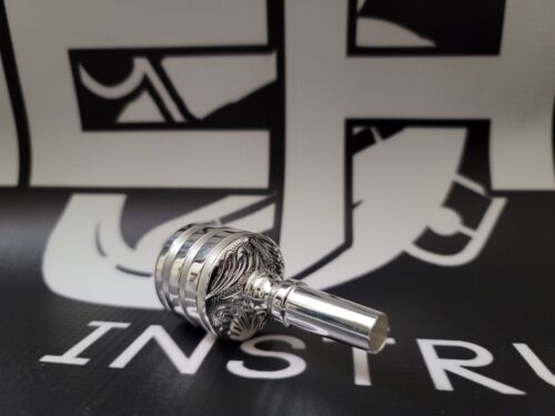 Alto Horn double cup Hand Engraved mouthpiece - #3 (18.5mm)