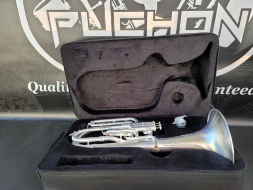 John Packer Solario 421 Satin Silver  Eb Alto Horn-Pro (8.75" Bell)